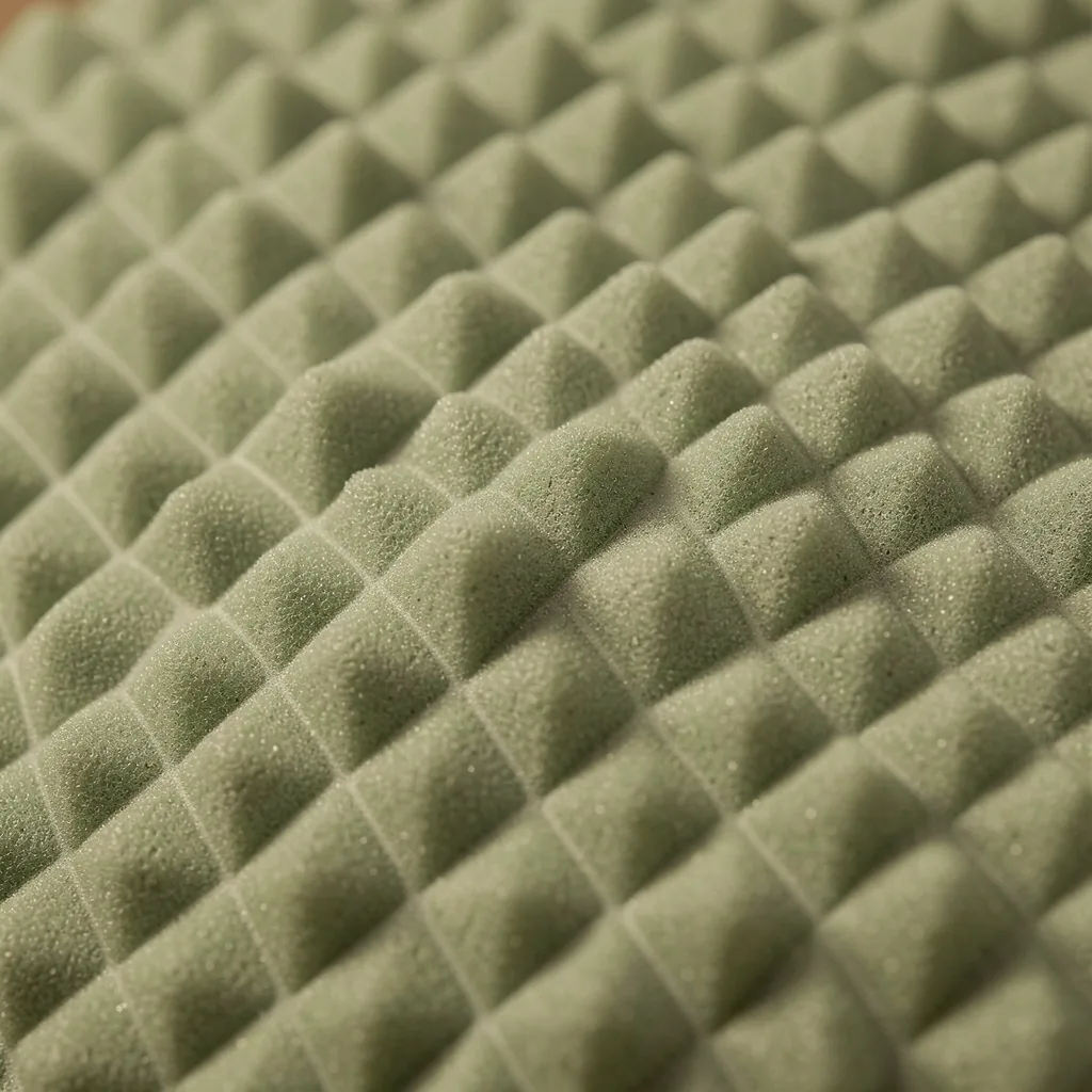 EVA foam texture macro detail