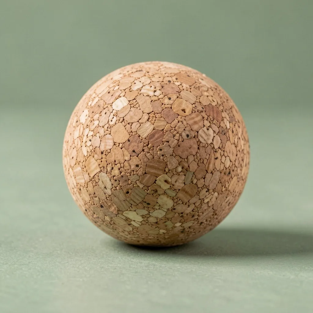 Peanut massage ball texture detail